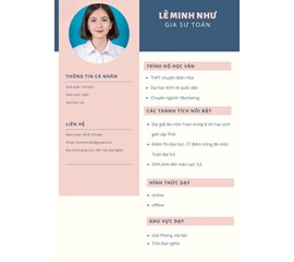 Gia Sư Cũng Cần Cv - Những Lưu Ý Để Hồ Sơ Gia Sư Gây Chú Ý Với Phụ Huynh Từ Cái Nhìn Đầu Tiên